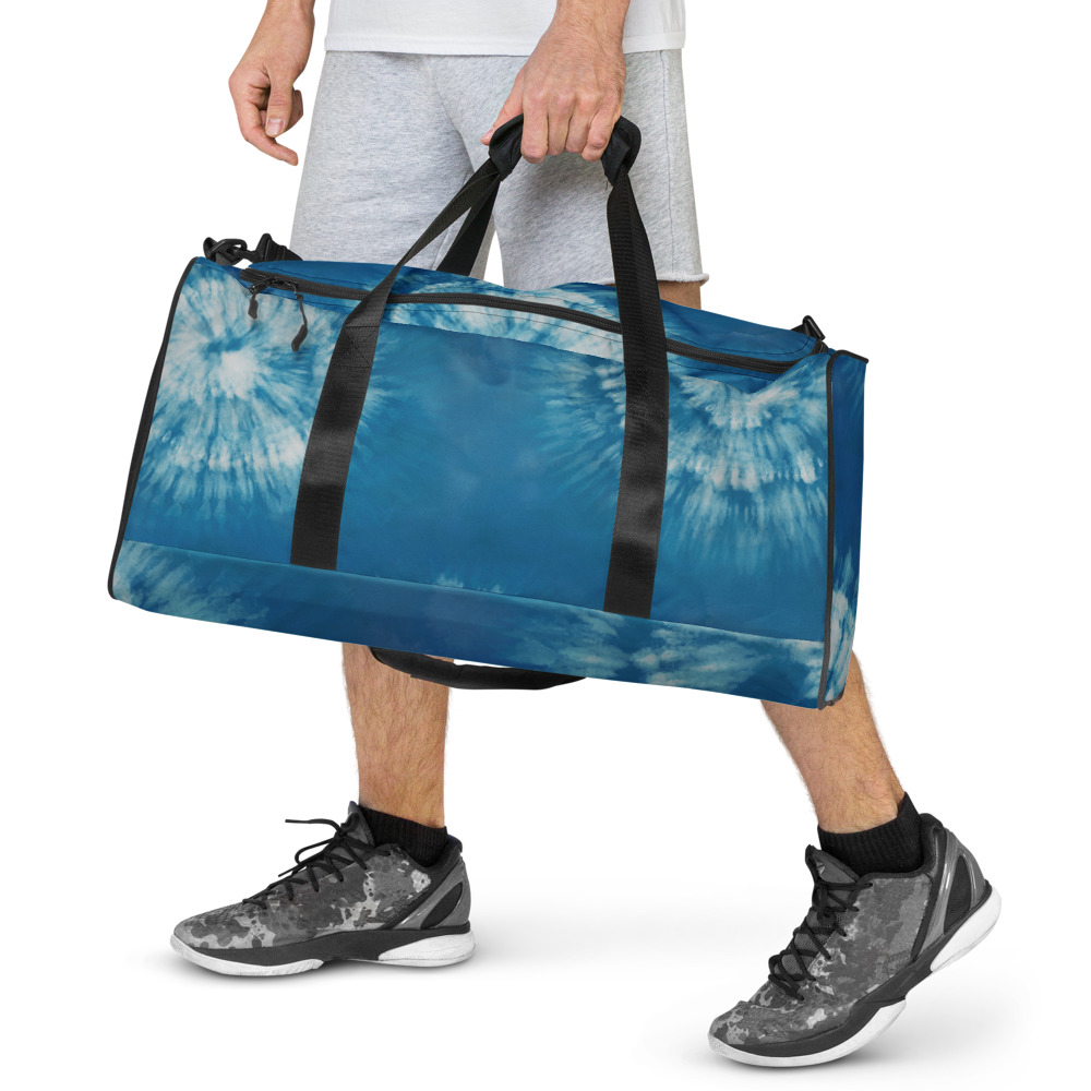 Blue & Off-white Medium Tri Trunk Bag In Z334n Orion Blue+pel